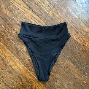 Aerie high cut cheeky ribbed bikini bottom